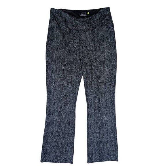 Lysse 2X Gray Elysse Wide Leg Pants Smoked Herringbone Comfort Career Office - Picture 1 of 5